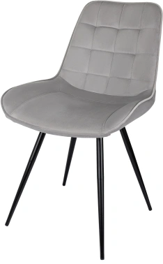 Стул Бюрократ CH-K2, обивка: ткань, цвет: светло-серый, каркас: металл (ch-k2_1/hl09)