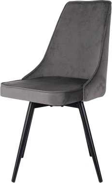 Стул Бюрократ CH-K4_SP, обивка: ткань, цвет: темно-серый, каркас: металл (ch-k4_1/sp/hl18)