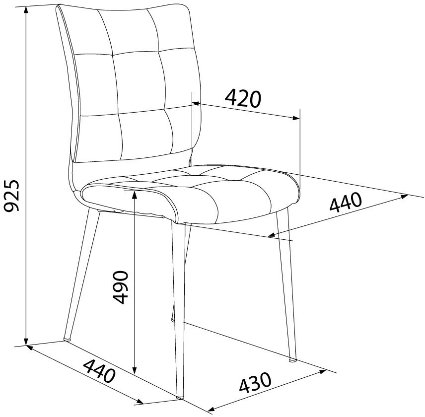 Стул Бюрократ CH-K10, обивка: ткань, цвет: черный, каркас: металл (ch-k10_1/lt20) от магазина Buro.store