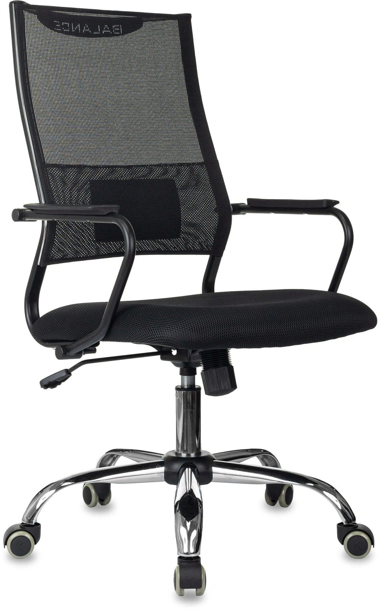 Кресло руководителя Бюрократ CH Balance SL, обивка: сетка/ткань, цвет: черный (CH BALANCE SL B) от магазина Buro.store