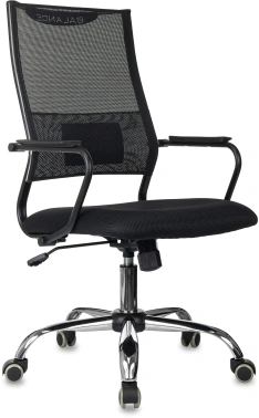 Кресло руководителя Бюрократ CH Balance SL, обивка: сетка/ткань, цвет: черный (CH BALANCE SL B)