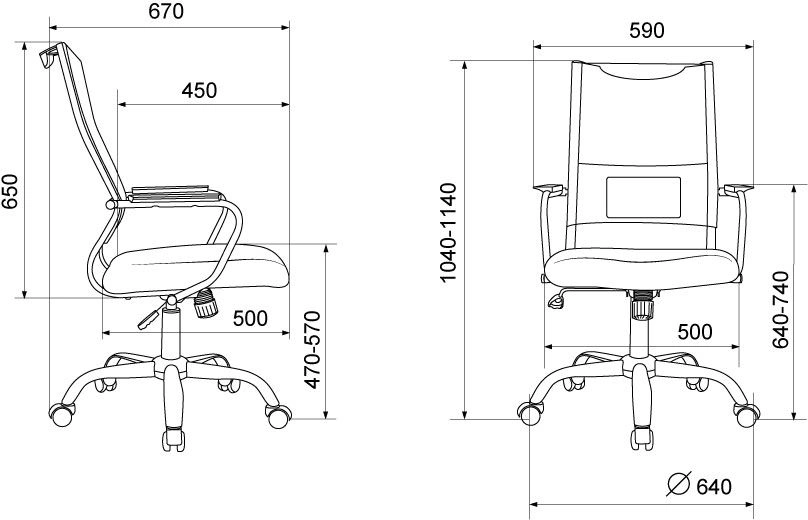 Кресло руководителя Бюрократ CH Balance SL, обивка: сетка/ткань, цвет: черный (CH BALANCE SL B) от магазина Buro.store