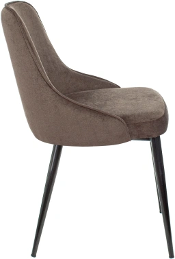 Стул Бюрократ CH-K3_2, обивка: ткань, цвет: коричневый, каркас: металл (ch-k3_1/lt10_2)