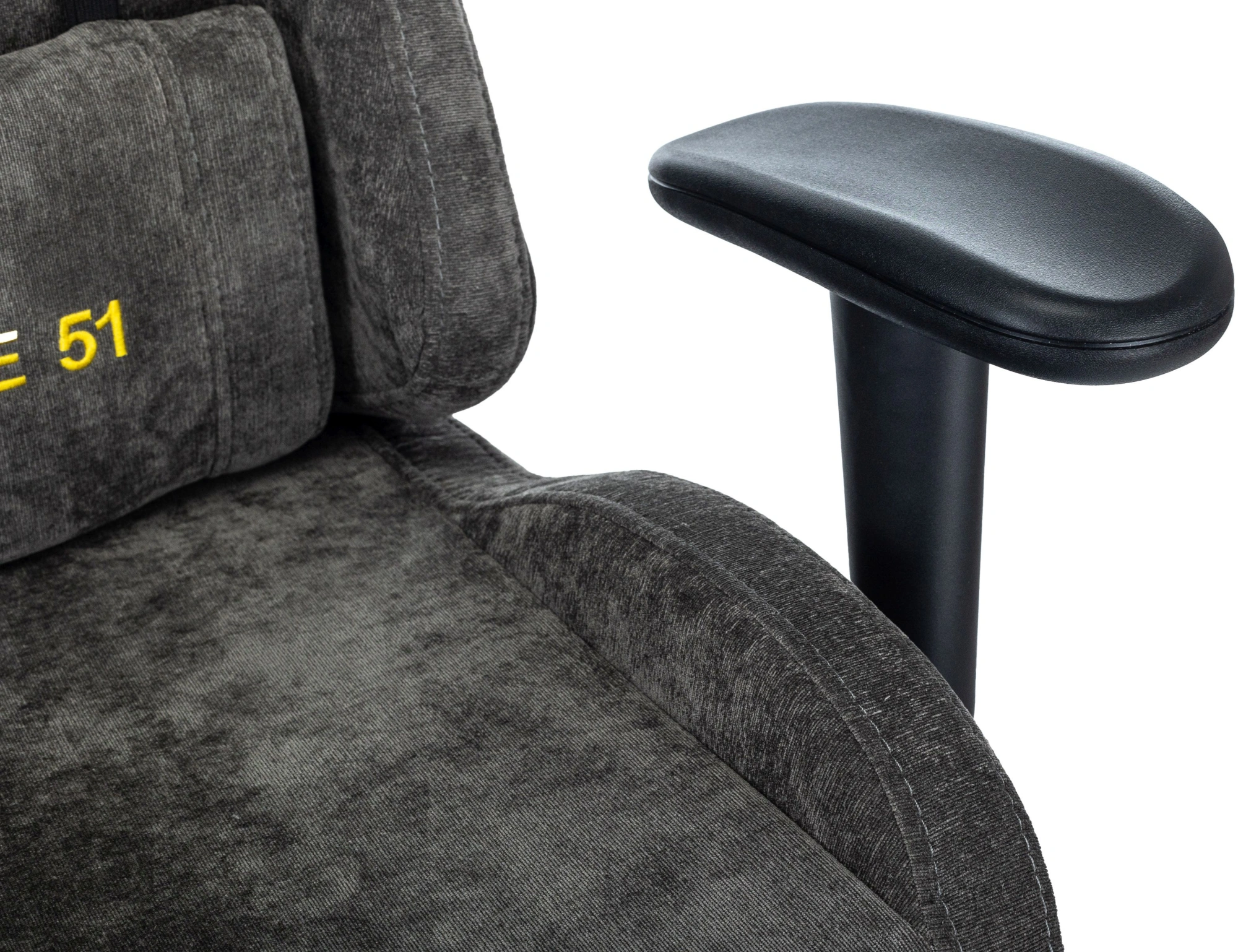 Кресло игровое Zombie 51, обивка: ткань, цвет: серый (ZOMBIE 51 GR) от магазина Buro.store