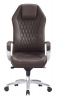 Кресло руководителя Бюрократ _Aura, обивка: кожа, цвет: коричневый (_AURA/BROWN) от магазина Buro.store