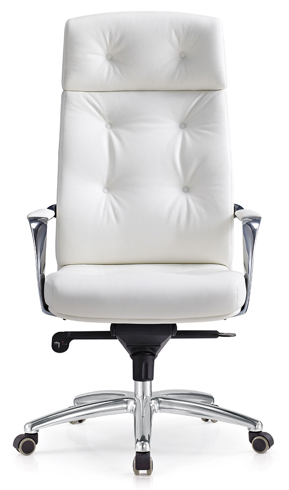 Кресло руководителя Бюрократ _DAO, обивка: кожа, цвет: белый (_DAO/WHITE) от магазина Buro.store