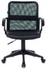 Кресло Бюрократ CH-590, обивка: эко.кожа/сетка, цвет: черный/черный (CH-590/BLACK)