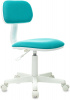 Кресло детское Бюрократ CH-W201NX, обивка: ткань, цвет: бирюзовый 26-30 (CH-W201NX/15-175)