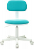 Кресло детское Бюрократ CH-W201NX, обивка: ткань, цвет: бирюзовый 26-30 (CH-W201NX/15-175) от магазина Buro.store
