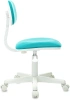 Кресло детское Бюрократ CH-W201NX, обивка: ткань, цвет: бирюзовый 26-30 (CH-W201NX/15-175) от магазина Buro.store