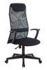 Кресло руководителя Бюрократ KB-8, обивка: сетка/ткань, цвет: черный TW-11 (KB-8/BLACK)