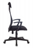 Кресло руководителя Бюрократ KB-8, обивка: сетка/ткань, цвет: черный TW-11 (KB-8/BLACK)