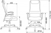 Кресло руководителя Бюрократ KB-8, обивка: сетка/ткань, цвет: темно-серый TW-12 (KB-8/DG/TW-12)