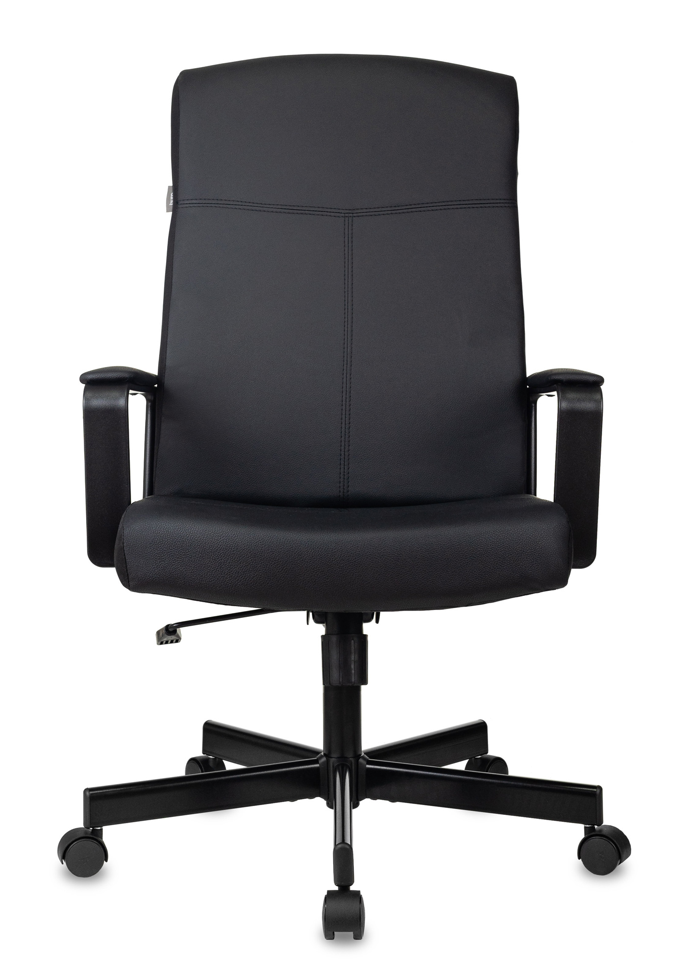 Кресло руководителя Бюрократ DOMINUS, обивка: эко.кожа, цвет: черный (DOMINUS-BL) от магазина Buro.store
