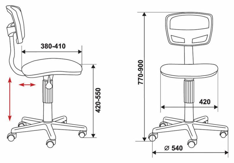 Кресло Бюрократ CH-299NX, обивка: сетка/ткань, цвет: серый/серый Neo Grey (CH-299/G/15-48) от магазина Buro.store