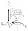 Кресло Бюрократ Ch-599AXSN, обивка: сетка/ткань, цвет: черный/черный TW-11 (CH-599AXSN/TW-11)