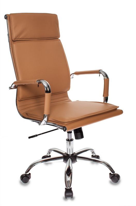 Кресло руководителя Бюрократ Ch-993, обивка: эко.кожа, цвет: светло-коричневый (CH-993/CAMEL) от магазина Buro.store