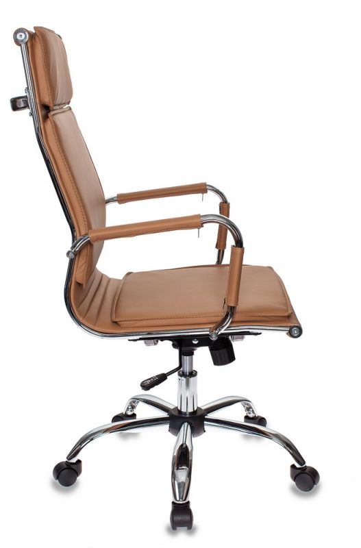 Кресло руководителя Бюрократ Ch-993, обивка: эко.кожа, цвет: светло-коричневый (CH-993/CAMEL) от магазина Buro.store