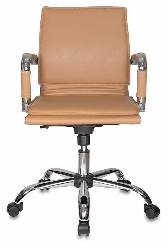 Кресло руководителя Бюрократ Ch-993-Low, обивка: эко.кожа, цвет: светло-коричневый (CH-993-LOW/CAMEL) от магазина Buro.store
