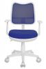 Кресло детское Бюрократ Ch-W797, обивка: сетка/ткань, цвет: синий/синий TW-10 (CH-W797/BL/TW-10) от магазина Buro.store