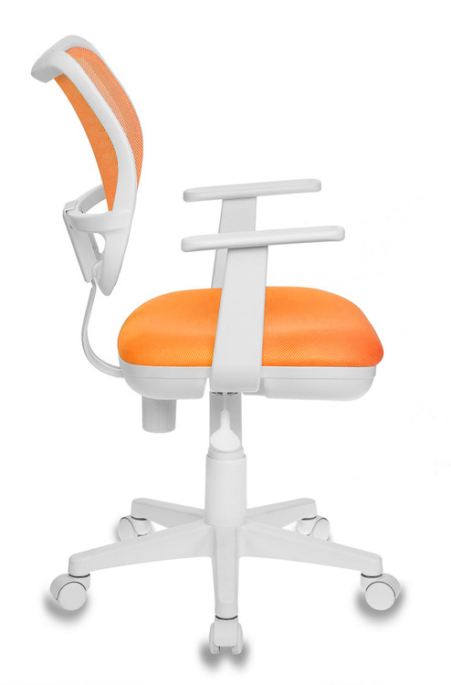 Кресло детское Бюрократ Ch-W797, обивка: сетка/ткань, цвет: оранжевый/оранжевый TW-96-1 (CH-W797/OR/TW-96-1) от магазина Buro.store