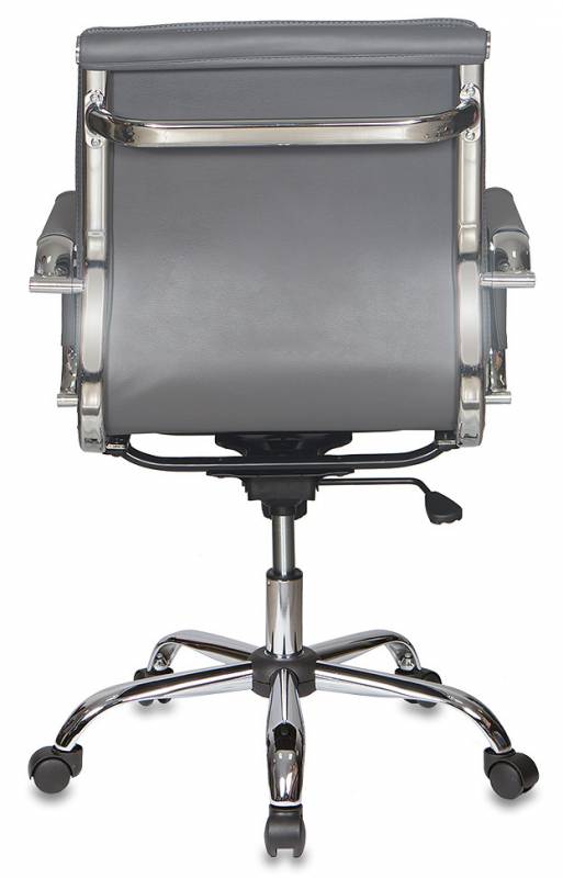Кресло руководителя Бюрократ CH-993-Low, обивка: эко.кожа, цвет: серый (CH-993-LOW/GREY) от магазина Buro.store