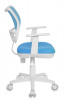 Кресло детское Бюрократ CH-W797, обивка: сетка/ткань, цвет: голубой/голубой TW-55 (CH-W797/LB/TW-55) от магазина Buro.store