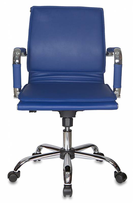Кресло руководителя Бюрократ CH-993-Low, обивка: эко.кожа, цвет: синий (CH-993-LOW/BLUE) от магазина Buro.store