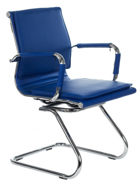 Кресло Бюрократ CH-993-Low-V, обивка: эко.кожа, цвет: синий (CH-993-LOW-V/BLUE)