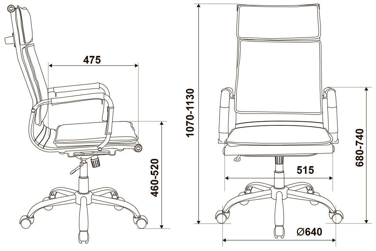 Кресло руководителя Бюрократ CH-993, обивка: сетка, цвет: черный M01 (CH-993/M01) от магазина Buro.store