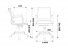 Кресло руководителя Бюрократ CH-993-Low, обивка: сетка, цвет: черный M01 (CH-993-LOW/M01)